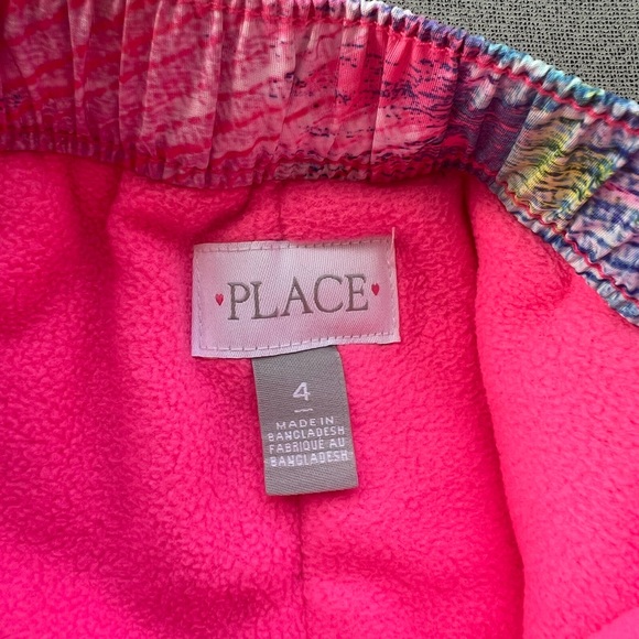 4t girls winter ski set Pink and Blue Patterned Jacket pants and gloves - Picture 11 of 12